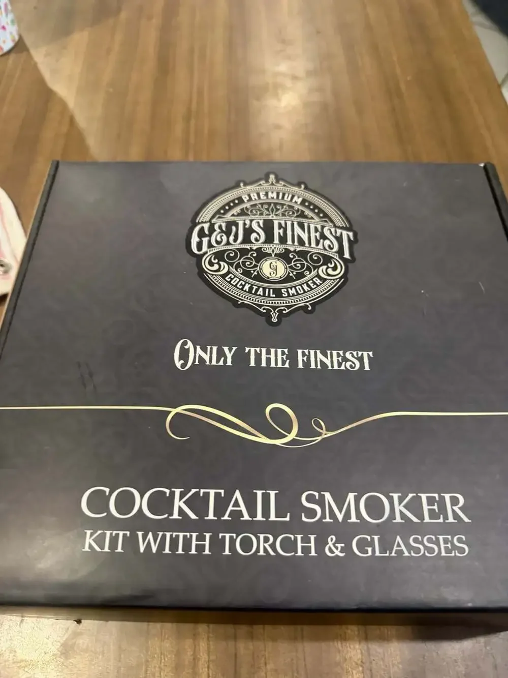 G&J's Finest Premium Cocktail Smoker Kit with Torch & Glasses